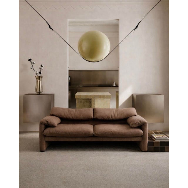 Vintage Two-Seater Sofa by Vico Magistretti for Cassina, 1970s For Sale - Image 14 of 16