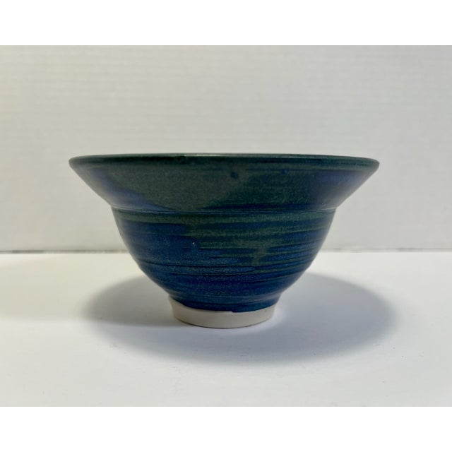 Art Deco 2014 Rose Candy California Artist Dish Bowl Signed Studio Art Pottery For Sale - Image 3 of 6