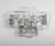 Wonderful mid-century wall sconces with large murano glass piece in each lamp, made by kalmar, austria, manufactured,...