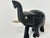 Antique Hand Carved Anglo-Indian Elephant Sculpture, Ebonized Wood For Sale - Image 14 of 14