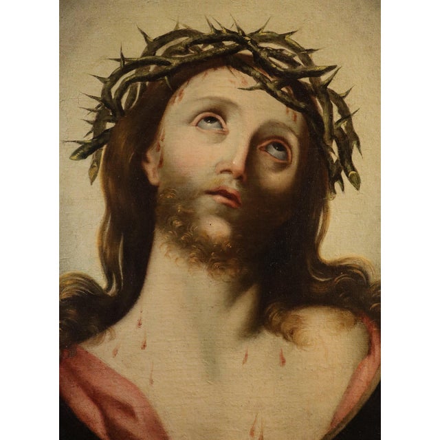 17th Century Guido Reni, Ecce Homo, 1660, Oil on Canvas For Sale - Image 5 of 15