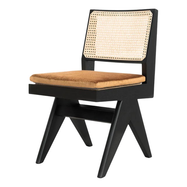 055 Capitol Complex Chair with Cushion by Pierre Jeanneret for Cassina For Sale