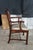 Maitland - Smith 2 Late 20th Century Maitland Smith Chippendale Pierced Mahogany Dining Arm Chairs Silk Seats Pair For Sale - Image 4 of 18
