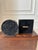 Vintage Leather and Silverplate Ralph Lauren Style Pillar Candleholder For Sale - Image 15 of 18