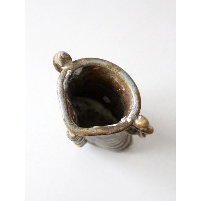 Vintage Studio Pottery Vase For Sale - Image 9 of 11