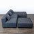 Maiden Home Breuer Modern Dark Gray Sectional With Ottoman and Pillows For Sale - Image 4 of 10