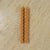 Chinoiserie Bamboo Taper Candles in Golden Honey - A Pair For Sale - Image 3 of 3