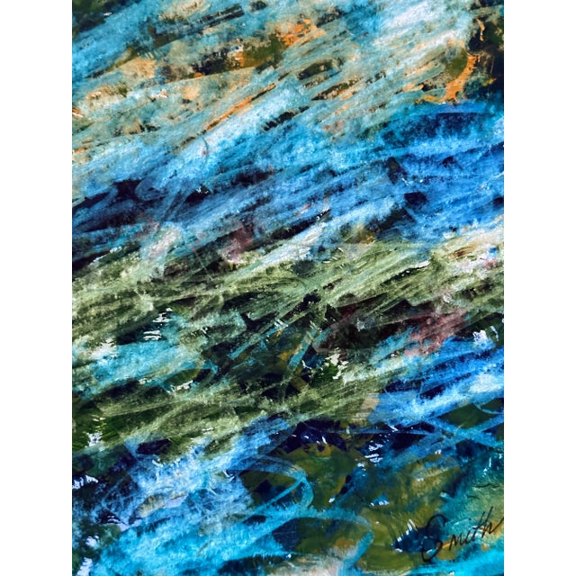 I love utilizing the end piece on the watercolor block so nothing goes to waste. Here is a liquid watercolor abstract on...