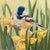 In "Sweet Spring," a delicate bird perches among vibrant yellow daffodils, embodying the essence of renewal and warmth....