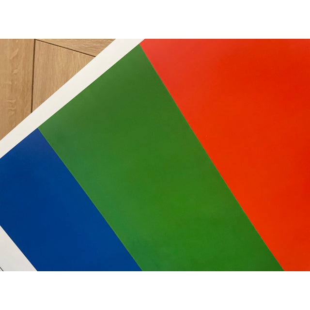 2010s Ellsworth Kelly (1923-2015), Blue, Green,Red I, 1964-65, Copyright Ellsworth Kelly, 2012 Exhibition Poster,, Printed in the Netherland For Sale - Image 5 of 7
