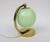 Metal Art Deco Bedside Lamp in Brass with Green Cased Glass Shade, 1920s For Sale - Image 7 of 15