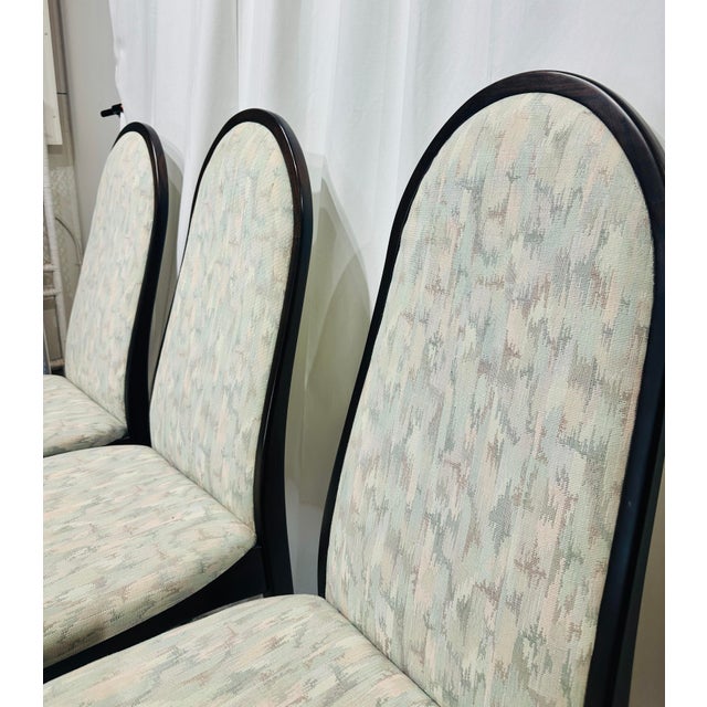 Wood Set Vintage Benny Lindèn Dining Chairs For Sale - Image 7 of 9