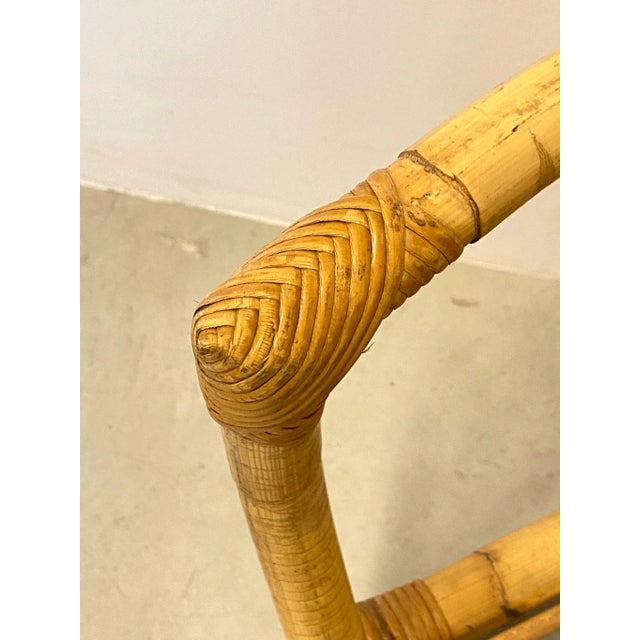 Vintage Bamboo Armchair, 1970s For Sale - Image 14 of 15