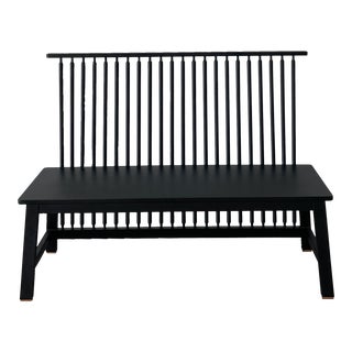 De La Espada Bench With Back For Sale