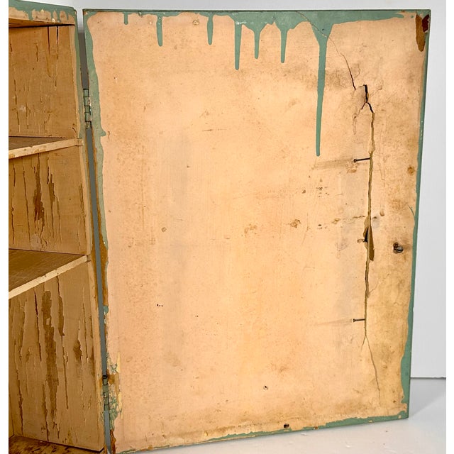 Primitive Mirrored Wall Mount Medicine Cabinet For Sale - Image 11 of 17