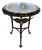 Inlaid Maitland Smith Mixed Marble Side Table With Swans For Sale