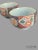 Imari Porcelain Vintage Set of 4 Hand Painted Colorful Japanese Imari Teacups Bowls, Marked For Sale - Image 4 of 6