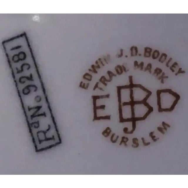 Antique Floral Porcelain Vase Ejd Bodley For Sale - Image 15 of 17