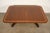Baker Furniture Regency Banded Mahogany Double Pedestal Extension Dining Table, Newly Refinished For Sale - Image 9 of 15