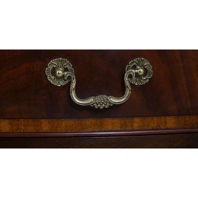 Wood Henkel Harris Model 2369 Inlaid Mahogany Sideboard For Sale - Image 7 of 18