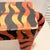 Orange Mid-Century Artist Signed Carved Folk Art Tiger Footstool For Sale - Image 8 of 12