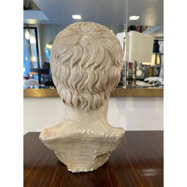 Bust of a Roman Emperor, Early 1800s, Marble For Sale - Image 9 of 13