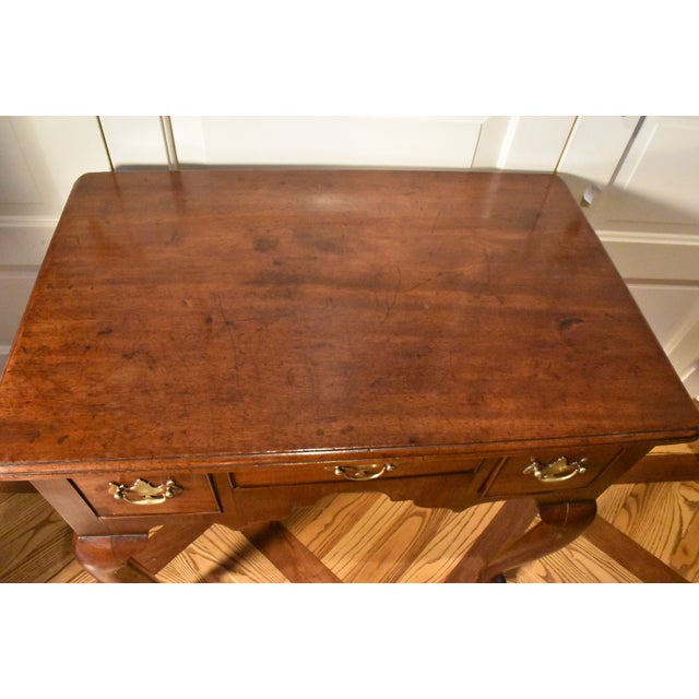 Wood 18th Century English Walnut Queen Anne Lowboy For Sale - Image 7 of 7