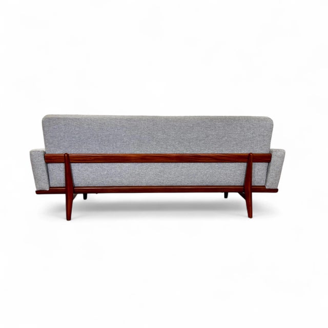 Vintage Mid Century Modern Hw Klein Teak Sofa for Bramin-Møbler For Sale In Palm Springs - Image 6 of 11