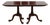 Henkel Harris Cherry Queen Anne Style Double Pedestal Dining Table For Sale