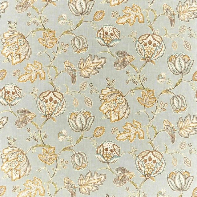 Morris & Co Theodosia Fabric in Grey - a Sample For Sale