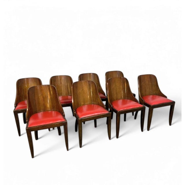 Art Deco Chairs by Kortrijkse Kunstwerkstede for for De Coene Frères, 1930s For Sale - Image 5 of 16