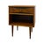 Mid-Century Modern Vintage Mid Century Modern Walnut Nightstand With Open Cubby & Drawer For Sale - Image 3 of 10