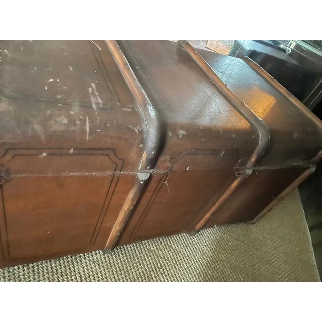 1940s Vintage Transport Trunk, 1940s For Sale - Image 5 of 11