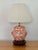 1980s Small Asian Orange and White Table Lamp For Sale - Image 10 of 10