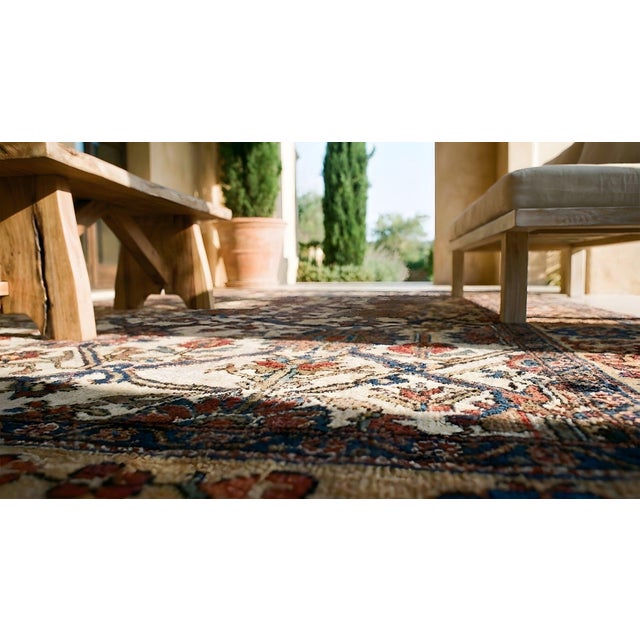 Traditional Antique Persian Bakhtiari Rug With Design Inspiration From 17th Century Safavid Weavings For Sale - Image 14 of 15