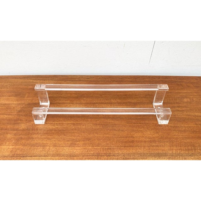 Postmodern Acrylic Warderobe or Towel Holder, 1980s For Sale - Image 17 of 17