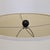 2000 - 2009 Modern Floor Lamp With Textured Dark Brown Wood Base and White Shade For Sale - Image 5 of 6
