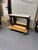 Wood Vinatge Console Table With Marble Top For Sale - Image 7 of 7