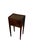 Antique Walnut Bedside Table aith Long Legs and Door, 19th Century For Sale - Image 4 of 5