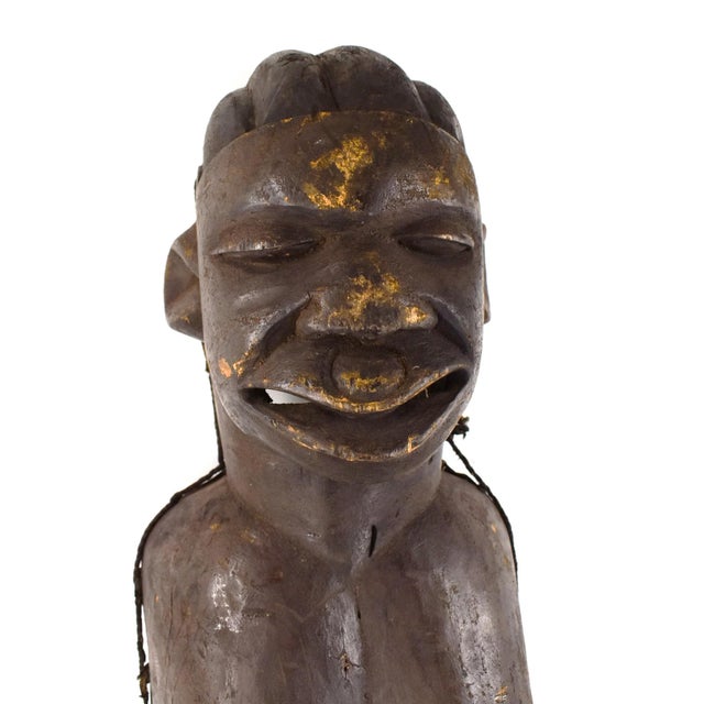 Early 20th Century Makonde Njorowe Pregnant Belly Mask with Face Tanzania For Sale In Denver - Image 6 of 7