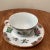 Ceramic Late 20th Century Vintage Bone China Chinese Coffee Cup and Saucer With Traditional Lanterns and Flowers and Butterflies- 2 Pieces For Sale - Image 7 of 7