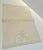 Pair Vintage Beige Madeira Linen & Organza Fingertip Towels For Sale - Image 4 of 7