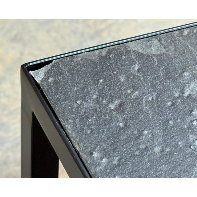 Vintage 1960's Steel & Slate Coffee Table by Floris Fiedeldij for Artimeta For Sale - Image 9 of 9