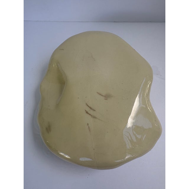 1960s McCoy Pottery Figural Chef “Cookies” Cookie Jar With Hat Lid For Sale - Image 11 of 12