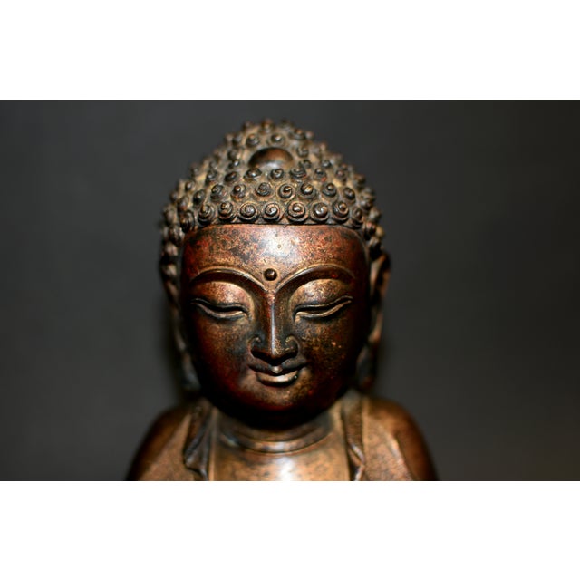 Bronze Cold Painted Baby Buddha Tang Style For Sale - Image 17 of 18