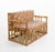 Midcentury amazing geometric sofa in bamboo, rattan and fabric by Vivai Del Sud. Made in Italy in the 1970s. This piece is...