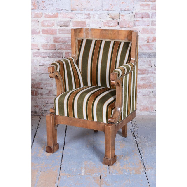 Biedermeier Seating Set in Walnut, 1830s, Set of 3 For Sale - Image 18 of 18