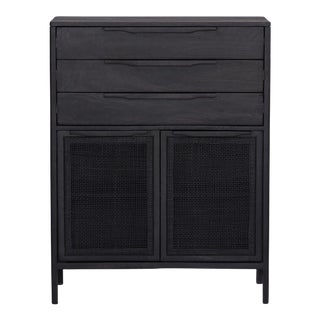 Four Hands Sydney Tall Dresser - Black Wash For Sale