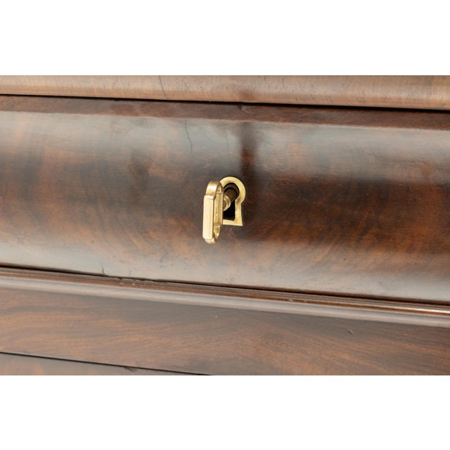 Wood Antique Commode in Mahogany, 1880 For Sale - Image 7 of 9