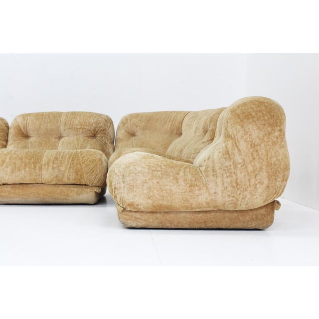 Textile Italian Nuvolone Modular Sofa by Rino Maturi for Mimo Padova, 1970s, Set of 5 For Sale - Image 7 of 13